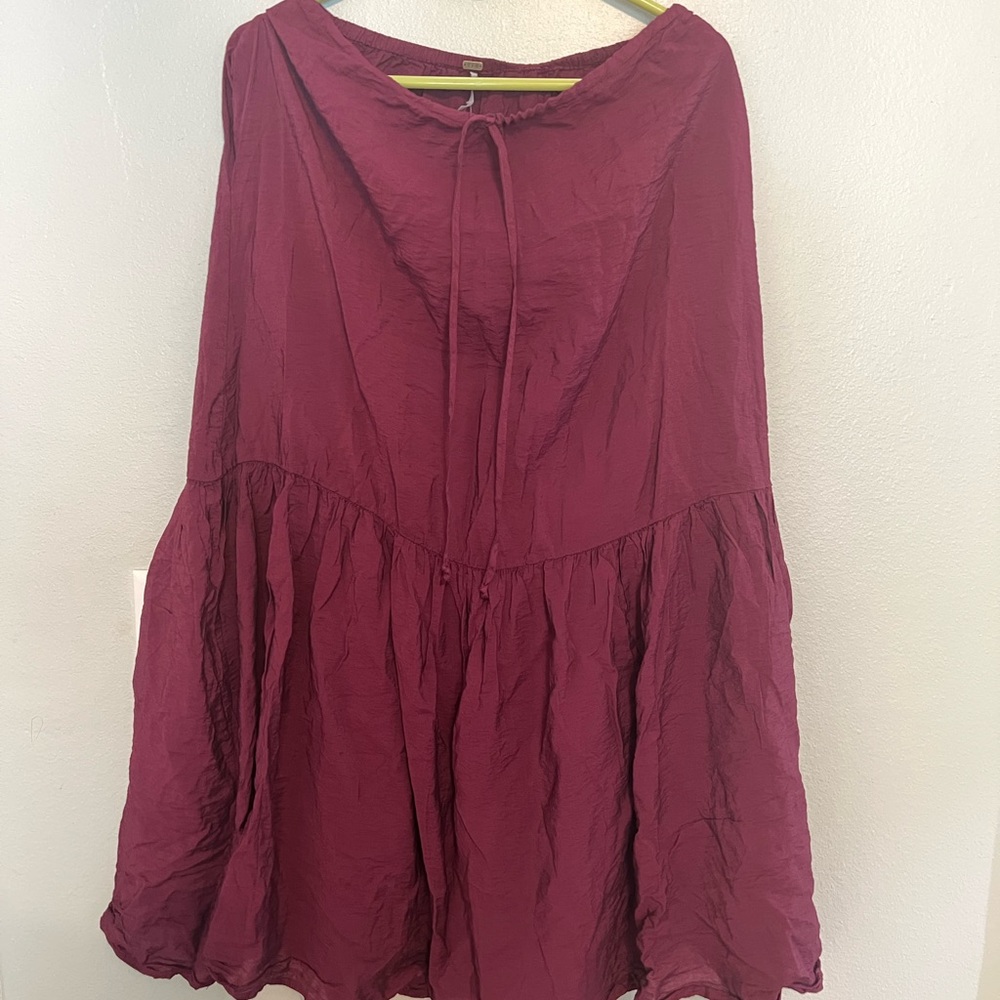Young Fabulous Broke purple midi skirt